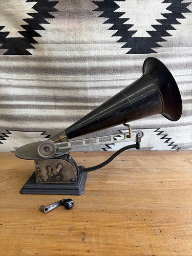 Antique music phonograph - antique,