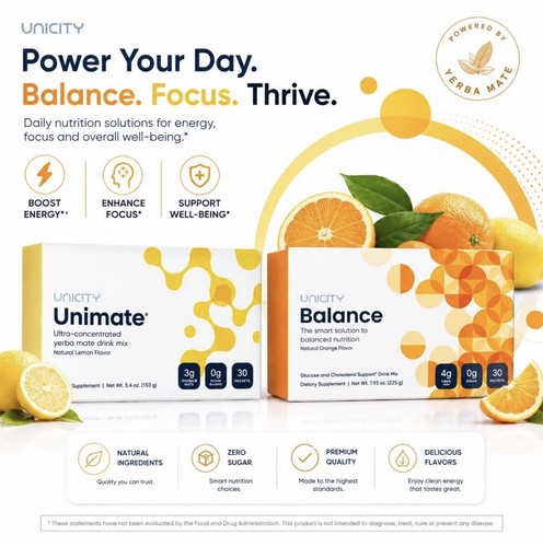 Combo unicity unimate lemon - unimate,