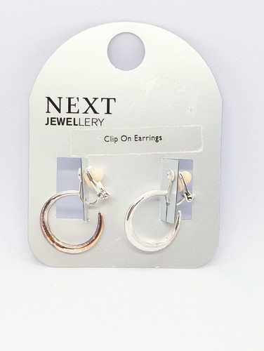 Next clip hoop earrings - clip-on,