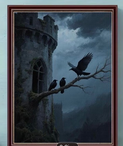 Raven castle gothic dark