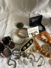 VINTAGE Jewellery Job Lot  Inc Gemstones, Monet, Silver Etc Costume Jewellery
