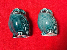 2 Vintage Poole Pottery Small Owl Figures