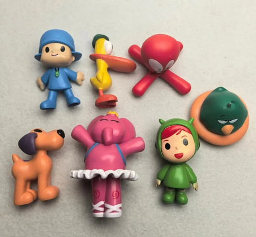 7pcs cartoon pocoyo zinkia - pocoyo,