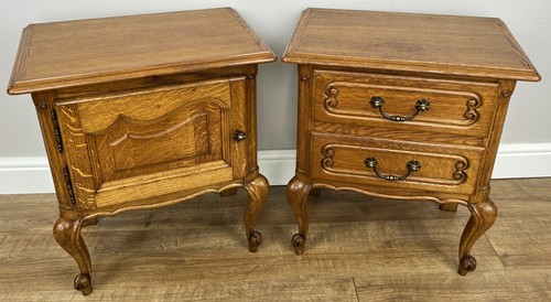 Pair bedside tables - of,