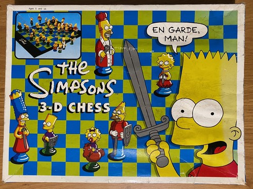 The simpsons chess set - chess,
