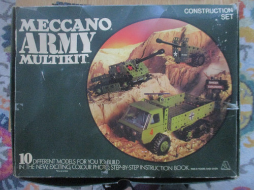Meccano army multikit boxed - army,