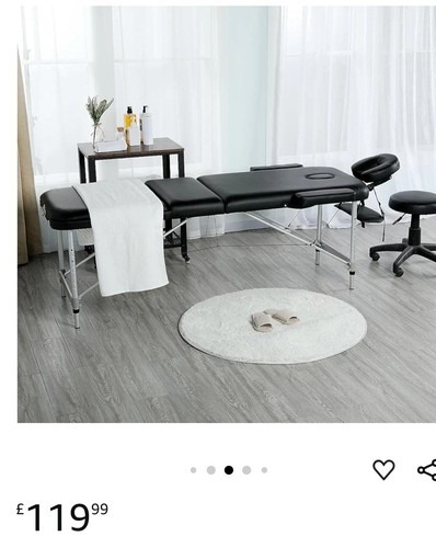 Portable folding massage table - folding,