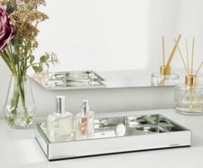 X3 Silver Mirrored Tray Dunelm