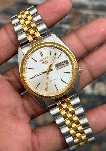 Seiko fluted bezel - seiko, tone