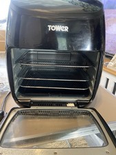 Tower Air Fryer With Shelves, Black