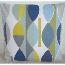 24" Cushion Cover Blue Grey