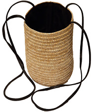 Straw Wicker Woven Bucket
