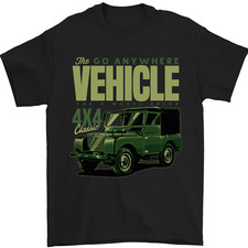 The Go Anywhere Vehicle 4X4 Off Roading Mens T-Shirt 100% Cotton