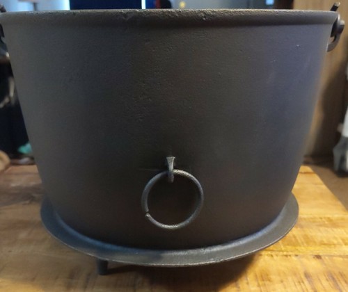 Vintage cast iron glue pot - vintage,