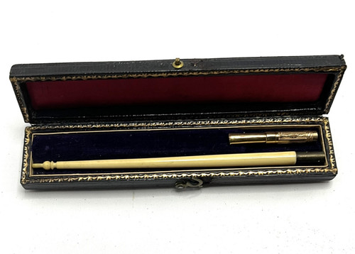 Antique travel dip pen and - travel,