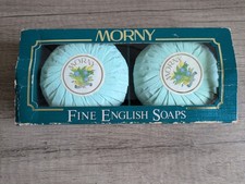 Vintage Morny French Fern - Fine English Soap 2 x 150g - Unused  - Original Box
