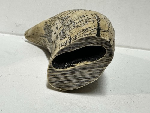 Decorative scrimshaw piece - decorative, piece,