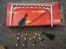 Hornby R140 R203 Signal Gantry Kit Double Track Pack Used Boxed 