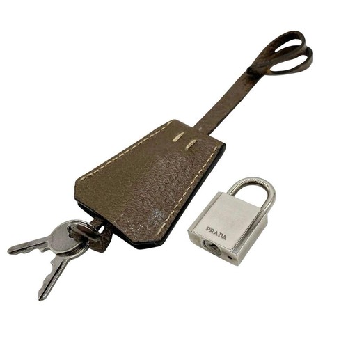 Prada padlock type silver - prada,