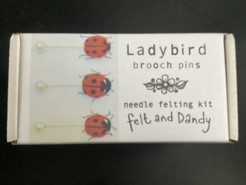 Felt and dandy ladybird - ladybird, brooch