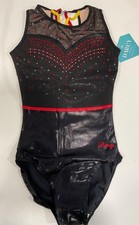 New Girls Gymnastic Darcy Leotard Size 36 AME