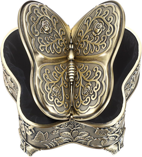 Vintage metal jewelry trinket - metal,