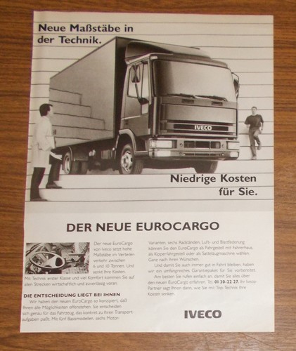 Rare advertising iveco - rare,
