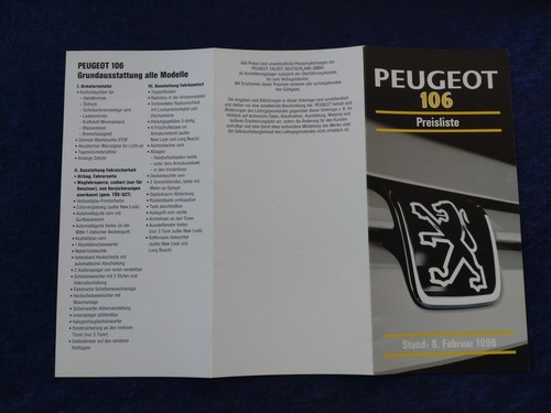 Peugeot 106 price - 106,