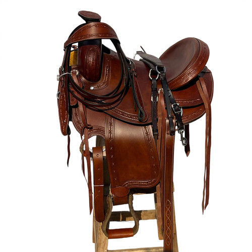Leather wade horse - leather,