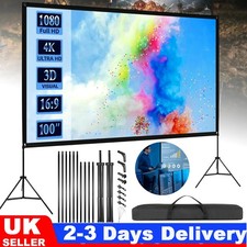 100" Projector Screen w/Tripod