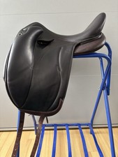 Devocoux Makila Lab Dressage Saddle, Brown 18”,  Medium Wide
