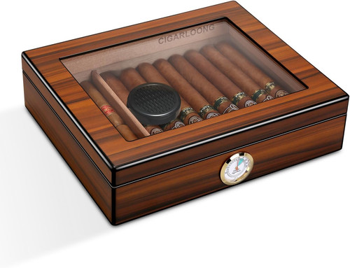 Cigarloong cigar humidor brown - cigarloong,