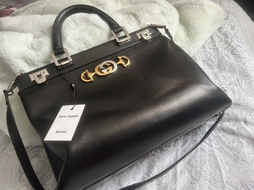 Black gucci zumi handbag - zumi,