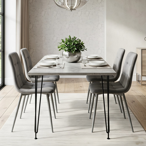 Dining table with chairs - table,