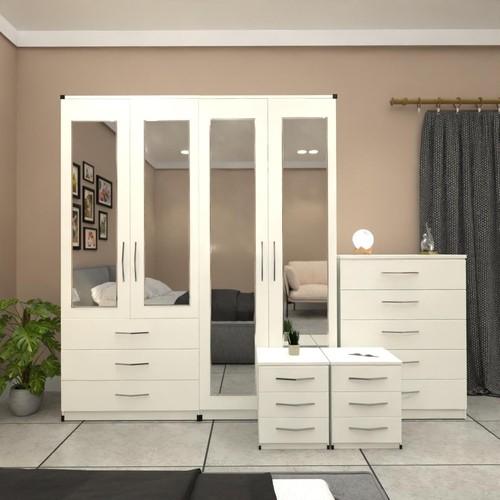 Door wardrobe set - wardrobe, with