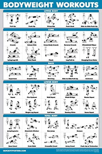 Bodyweight workout exercise - workout,