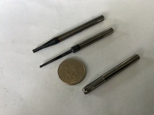 Small solid carbide end mill - end,