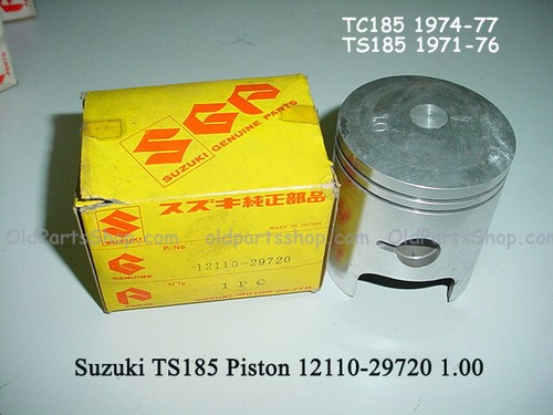 Suzuki ts185 piston 00 - ts185,