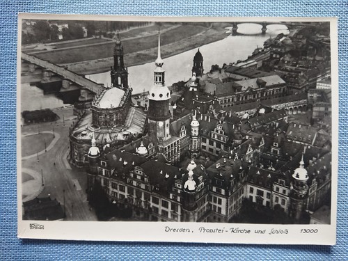 Old postcard dresden saxony - old,