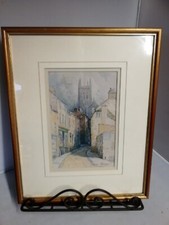 A Peep At Old Truro Framed