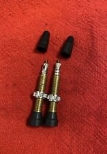 New 2x 35mm Valves No Tubes Tubeless Presta 35mm Removable Core Tyre Valve