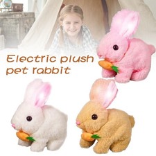 My Realistic Bunny Toys Interactive Jumping Twitching And Shaking Ears Toy
