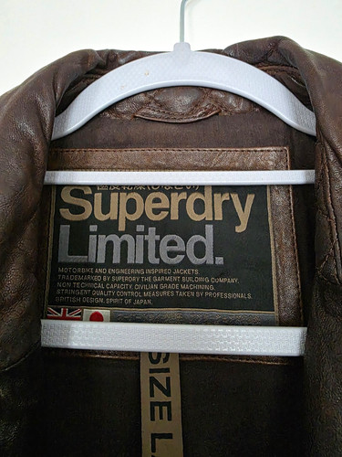 Superdry leather jacket - superdry,