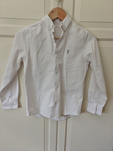 Boys white next shirt - boys, long