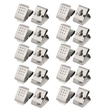 20Pcs Silver Tone Metal