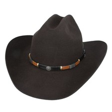 SALE Western Wool Cowboy Hat – Classic Cattleman Style, Vintage American Look