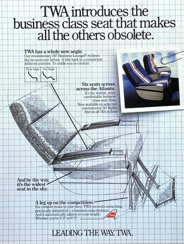 1985 twa airlines business - 1985,
