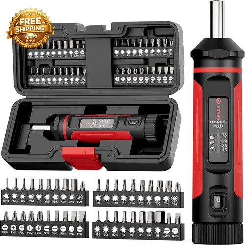 Torque screwdriver in lb - torque, 15-75