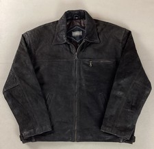 Vintage Leather Highwayman Jacket Bomber Jacket Goatskin Size 54