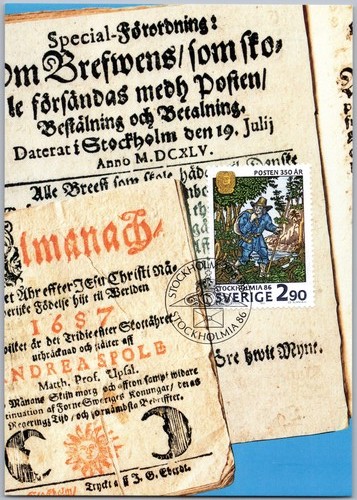 Maximum card stockholm 1986 - mk,